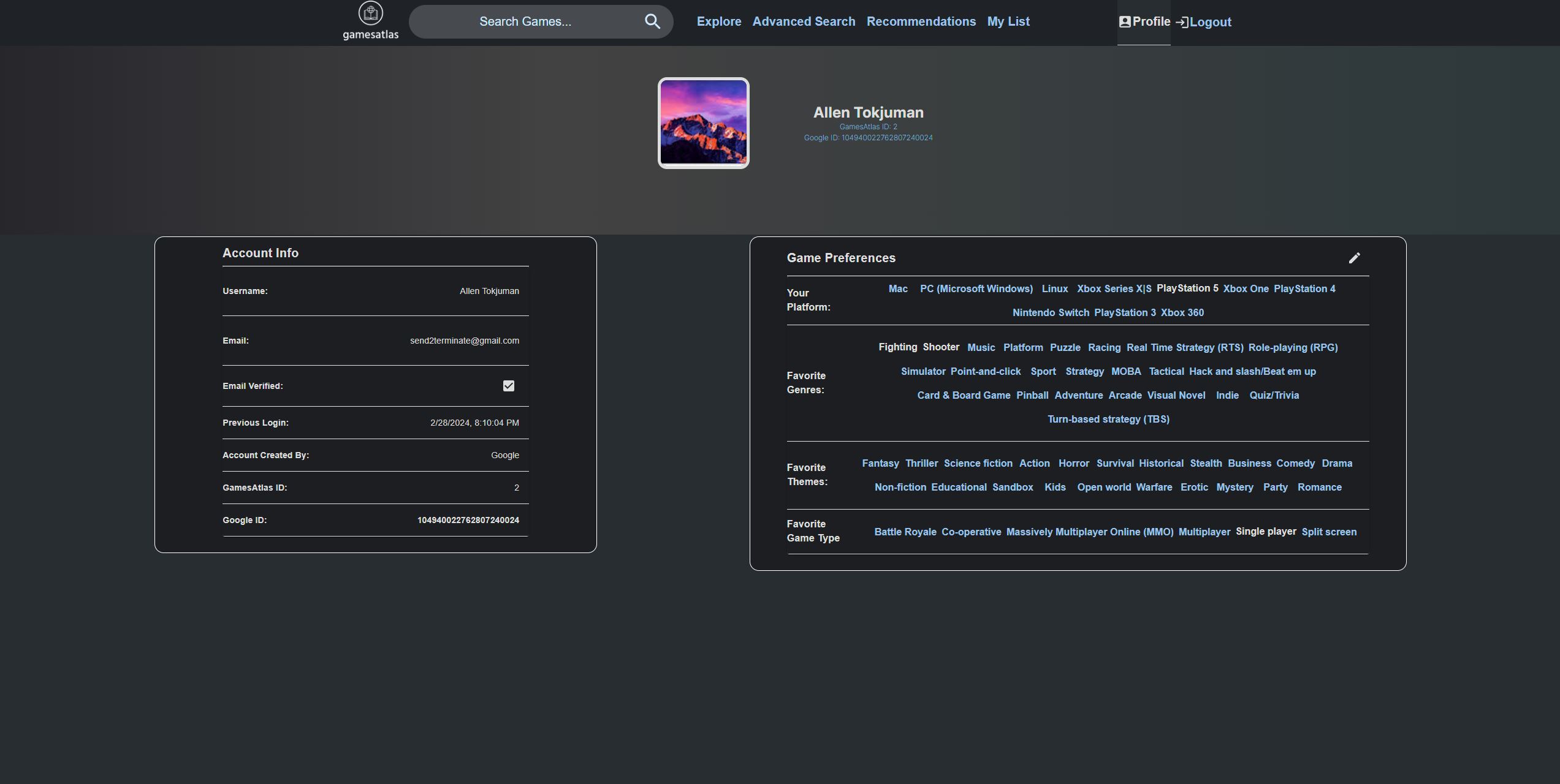 Project Screenshot